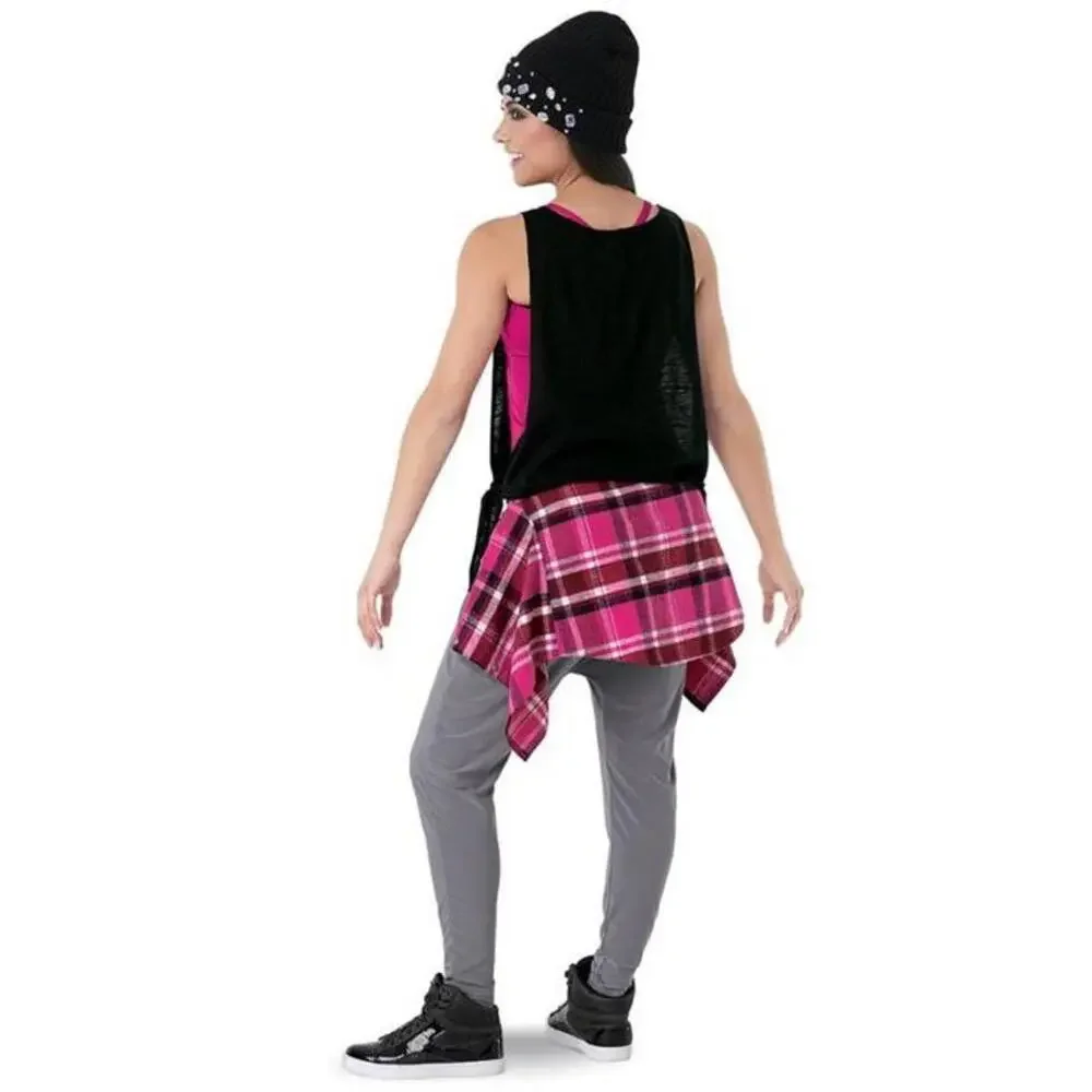Pre-Owned Dance Costume Weissman 9112 Medium Child Pink 3 pc Hip Hop